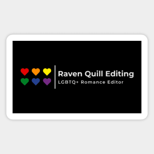 Alternative Raven Quill Editing Logo Magnet